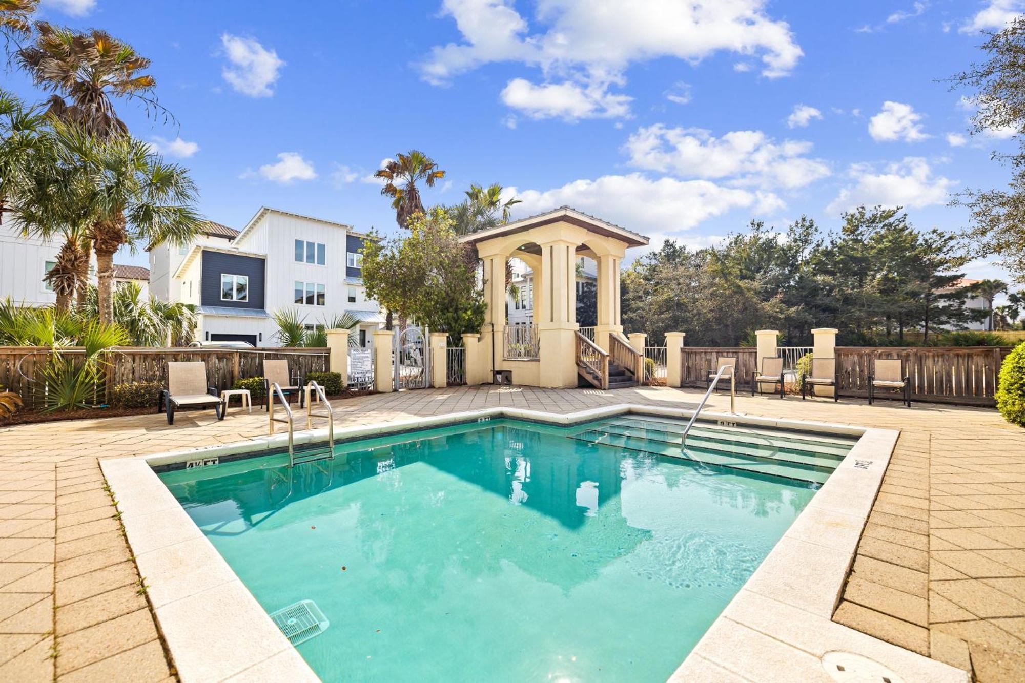 Shellabrate Good Times A Brand New Home For 2024 Only 3 Blocks To The Beach With Community Pool Santa Rosa Beach Exterior photo