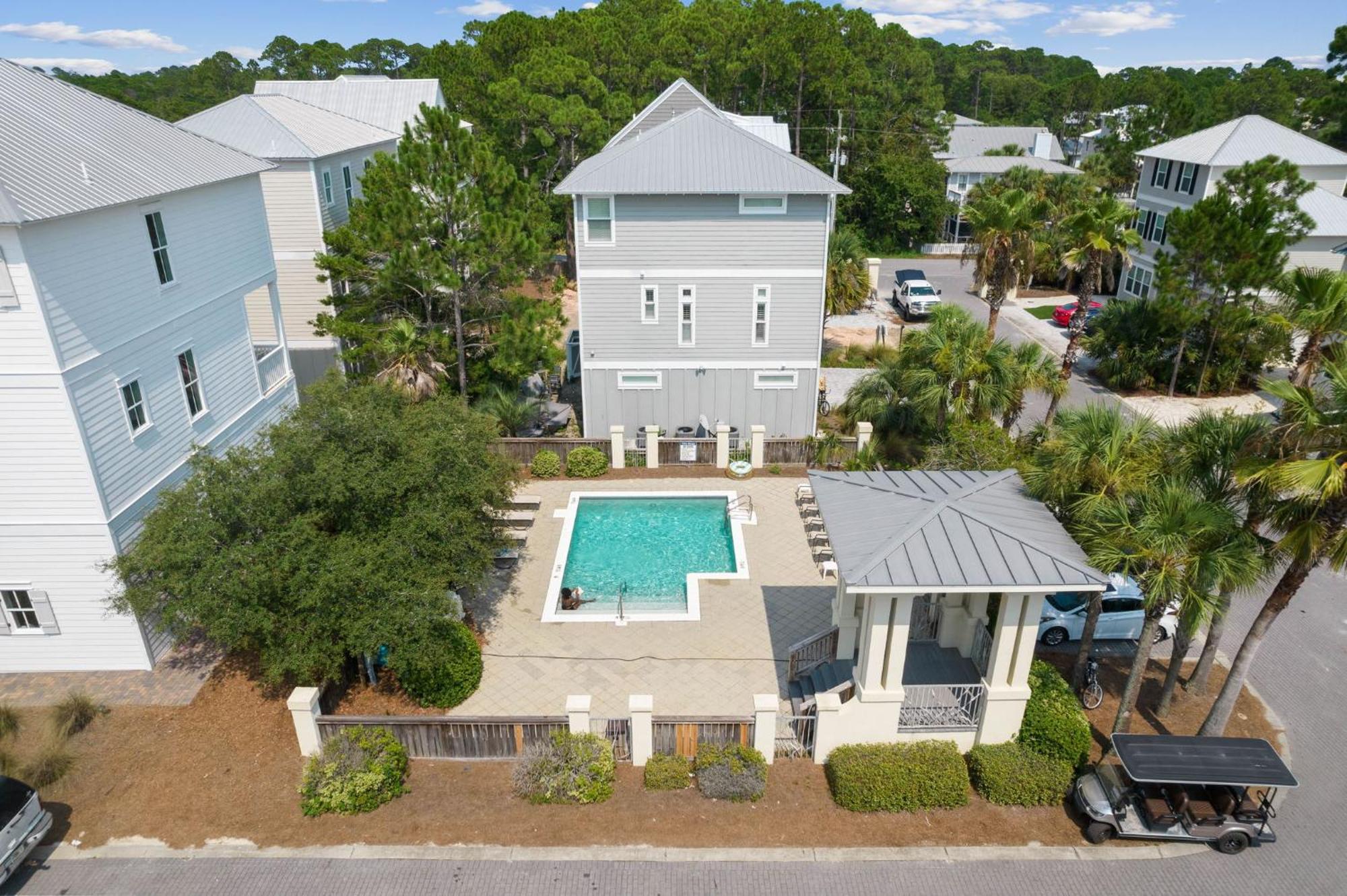 Shellabrate Good Times A Brand New Home For 2024 Only 3 Blocks To The Beach With Community Pool Santa Rosa Beach Exterior photo